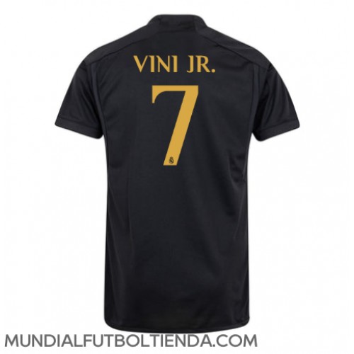 Camiseta Real Madrid Vinicius Junior #7 Tercera Equipación Replica 2023-24 mangas cortas